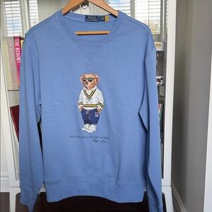 Polo by Ralph Lauren Light Blue Polo Bear Crewneck